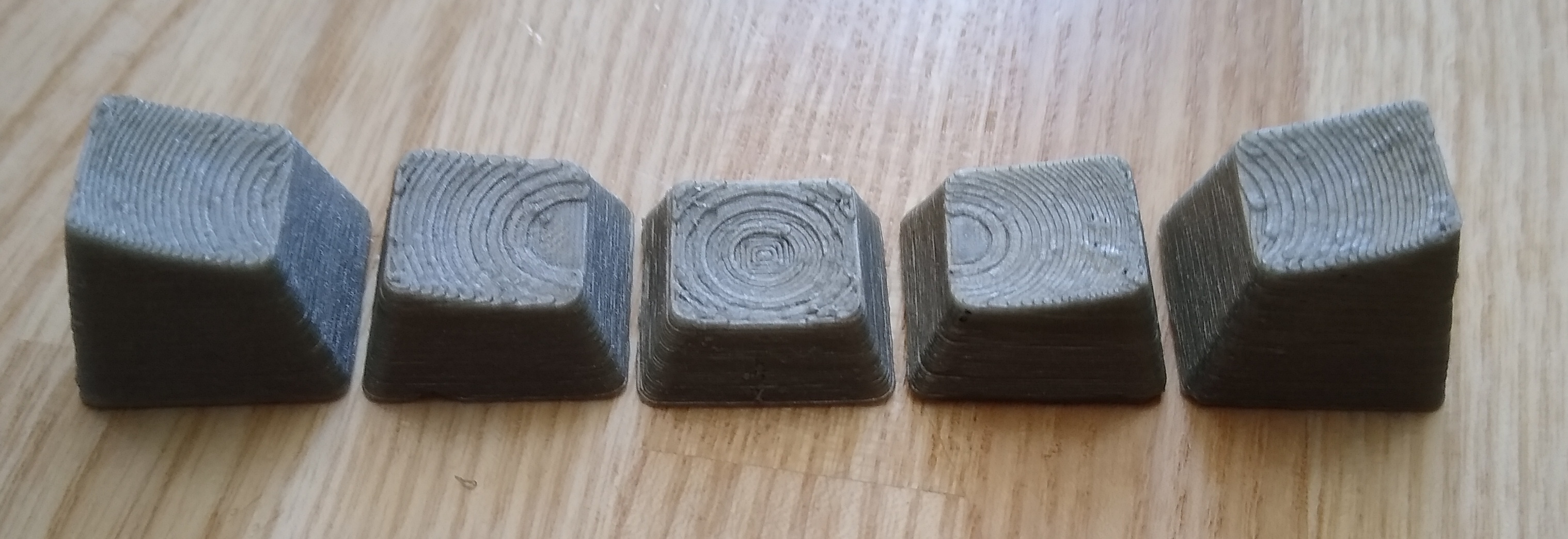 Sculpted key caps