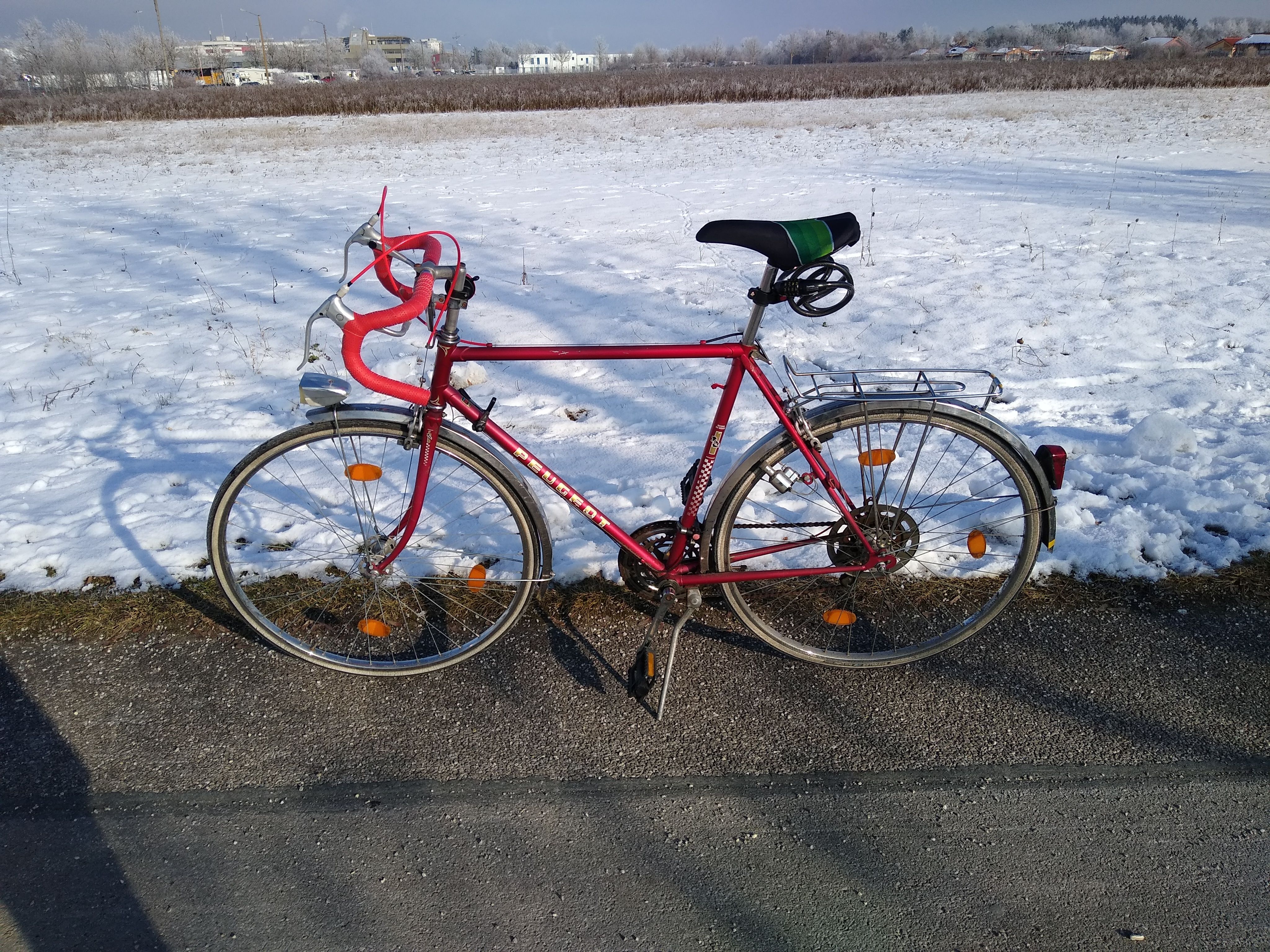 Finished bike in the winter
