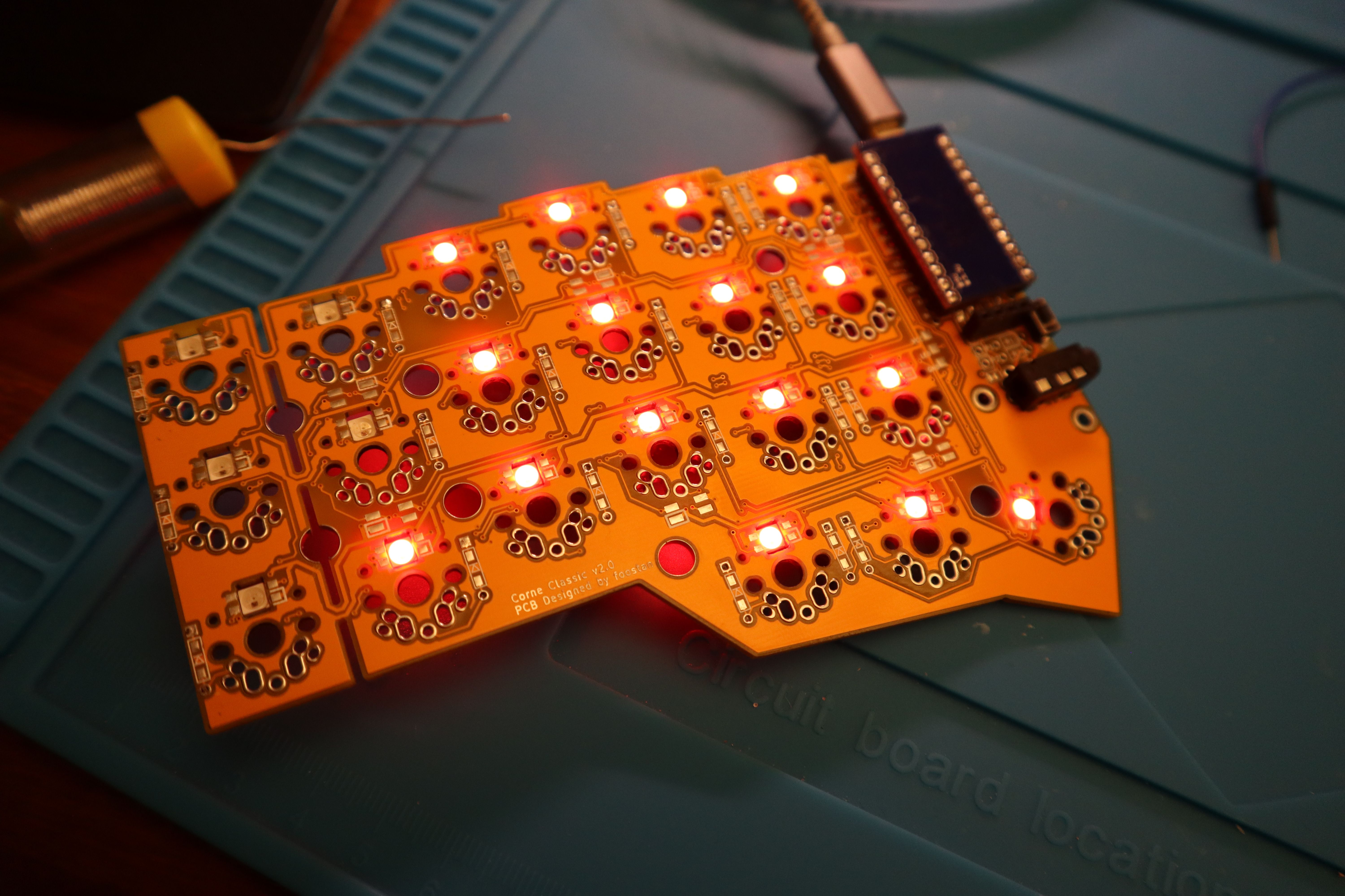 LED test with broken ones