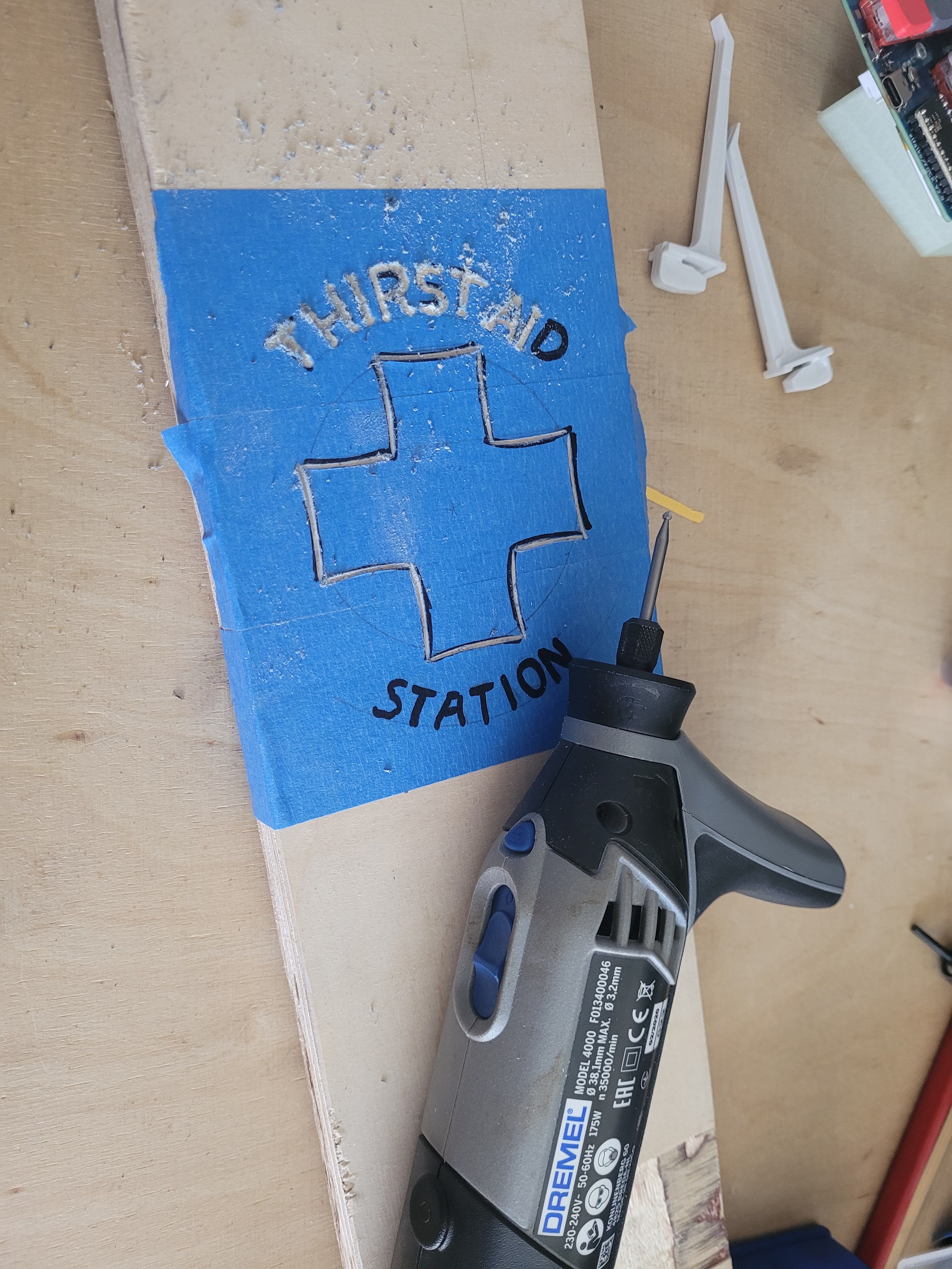 Engraving the design